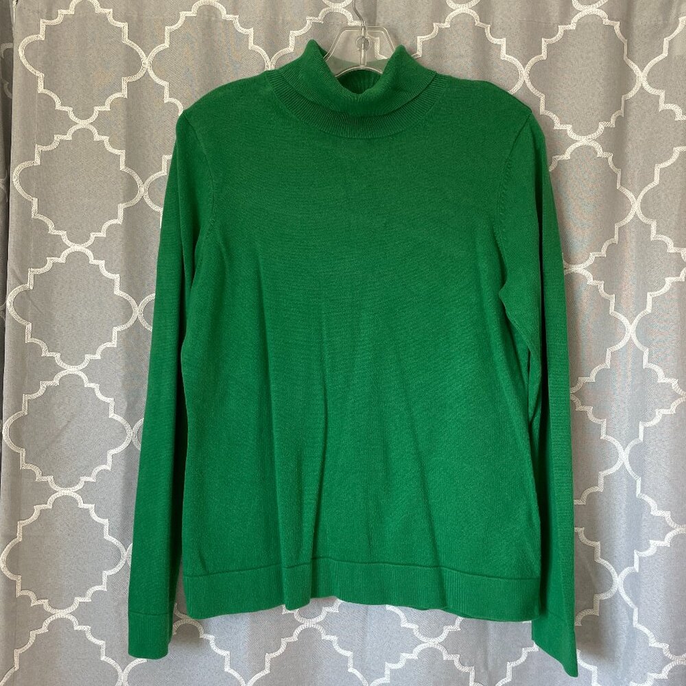 Green Turtle Neck Sweater